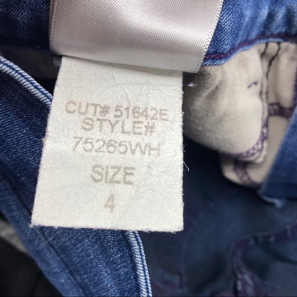 NYDJ Sheri slim leg mid rise jeans 4 - Picture 10 of 12